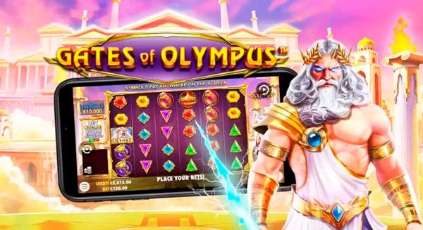 How does Gates of Olympus slot work